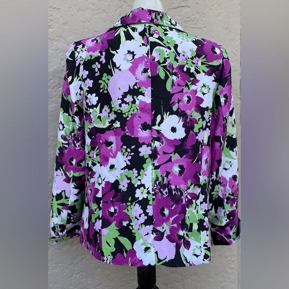 #34-Floral blazer TanJay - Picture 3 of 10